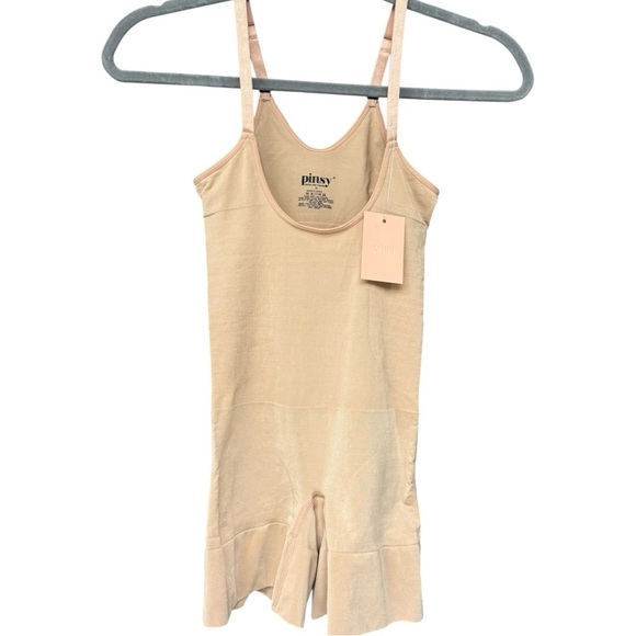 Pinsy Butter Sculpt Seamless Shapewear Bodysuit, Medium Beige, NWT - Picture 9 of 11